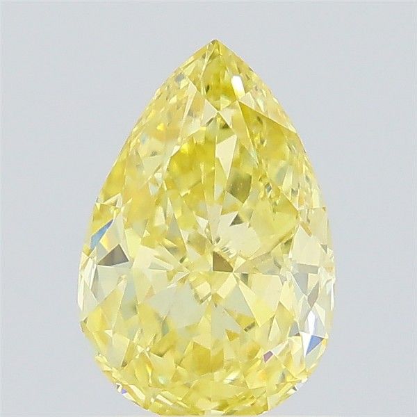 0.7 CT Fancy Intense Yellow PEAR
