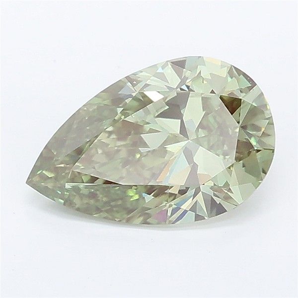 1.5 CT Fancy Vivid Green PEAR