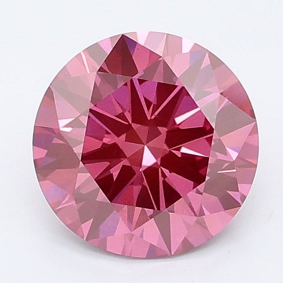 1.5 CT Fancy Vivid Pink ROUND