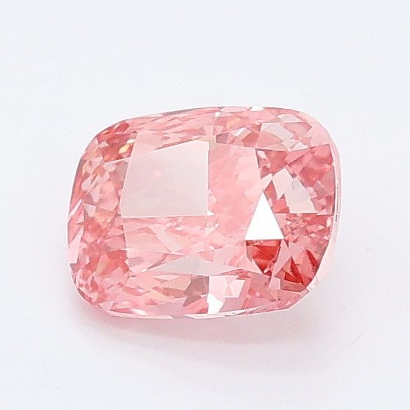 1.0 CT Fancy Vivid Pink CUSHION MODIFIED