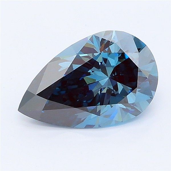 1.55 CT Fancy Deep Blue PEAR