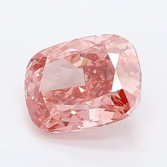 1.0 CT Fancy Vivid Pink CUSHION MODIFIED
