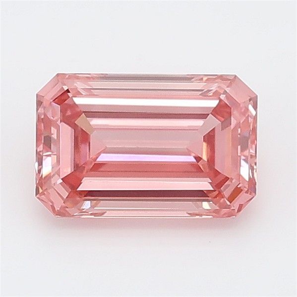 1.1 CT Fancy Vivid Pink EMERALD