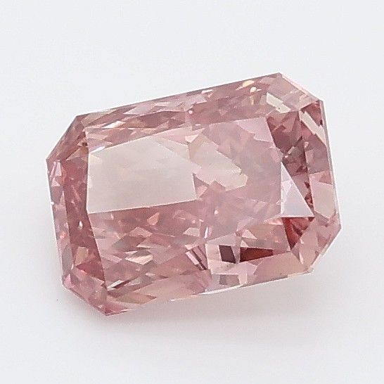 0.97 CT Fancy Vivid Brownish Pink RADIANT