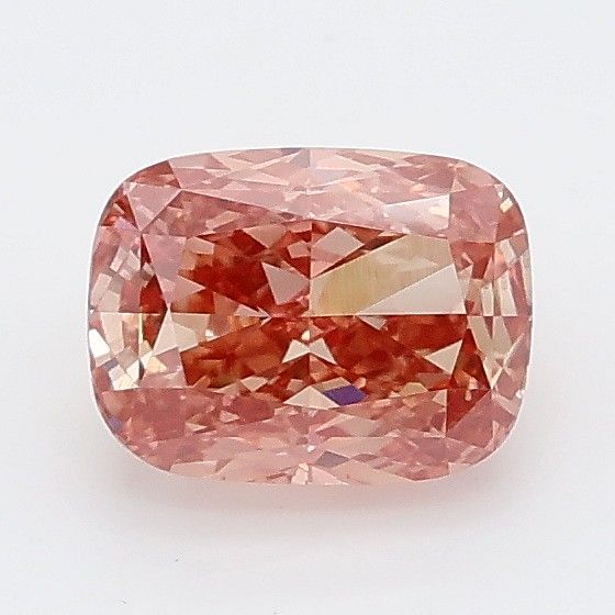 1.06 CT Fancy Vivid Brownish Pink CUSHION MODIFIED