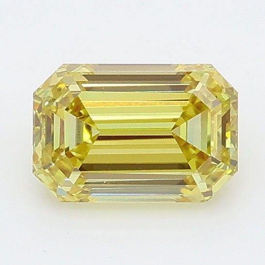1.0 CT Fancy Intense Yellow EMERALD