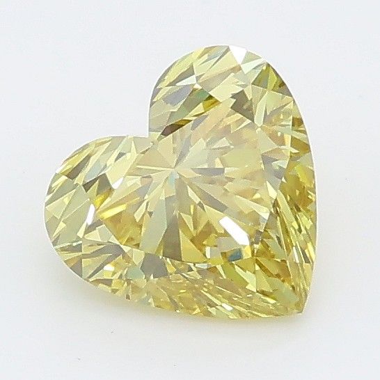 1.0 CT Fancy Intense Yellow HEART