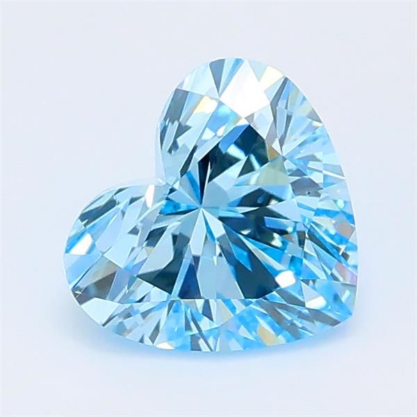 1.03 CT Fancy Vivid Blue HEART