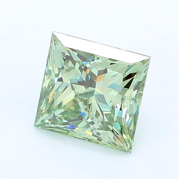 1.0 CT Fancy Vivid Green PRINCESS