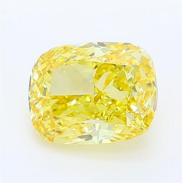 1.22 CT Fancy Intense Yellow CUSHION MODIFIED