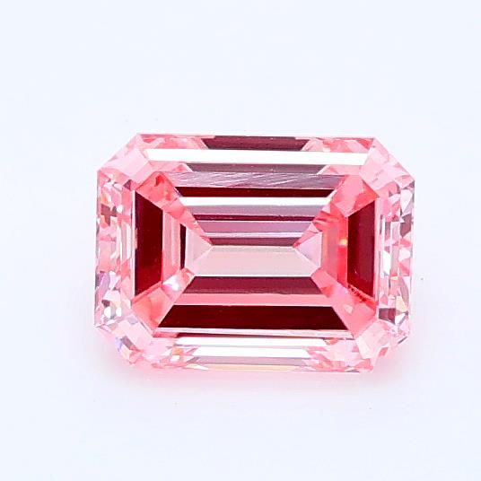 0.58 CT Fancy Intense Pink EMERALD