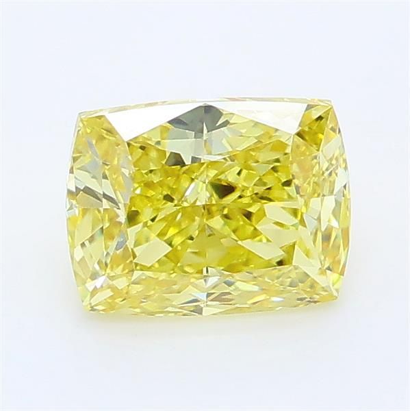 1.1 CT Fancy Intense Yellow CUSHION MODIFIED