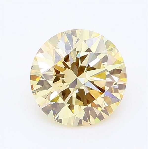 1.0 CT Fancy Light Yellowish Brown ROUND