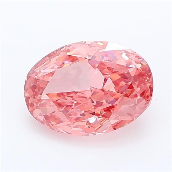 1.25 CT Fancy Vivid Brownish Pink OVAL