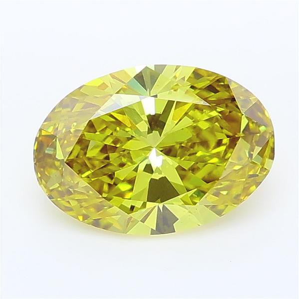 1.5 CT Fancy Vivid Yellow OVAL