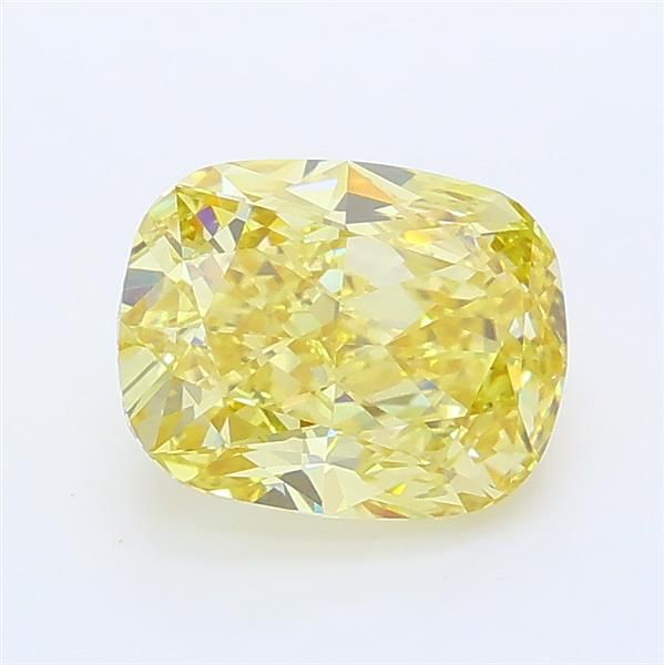 1.41 CT Fancy Intense Yellow CUSHION MODIFIED
