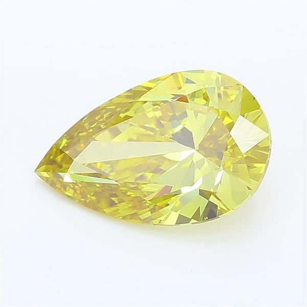1.5 CT Fancy Intense Grayish Yellow PEAR