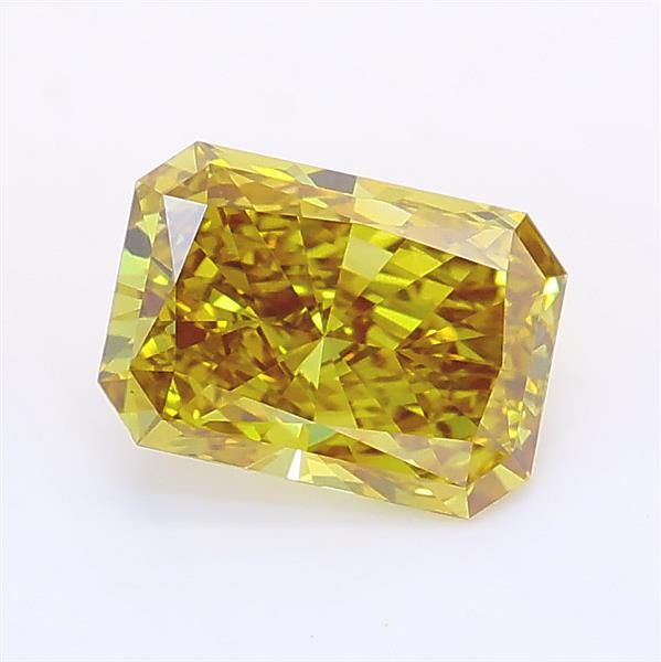 1.08 CT Fancy Vivid Brownish Yellow RADIANT