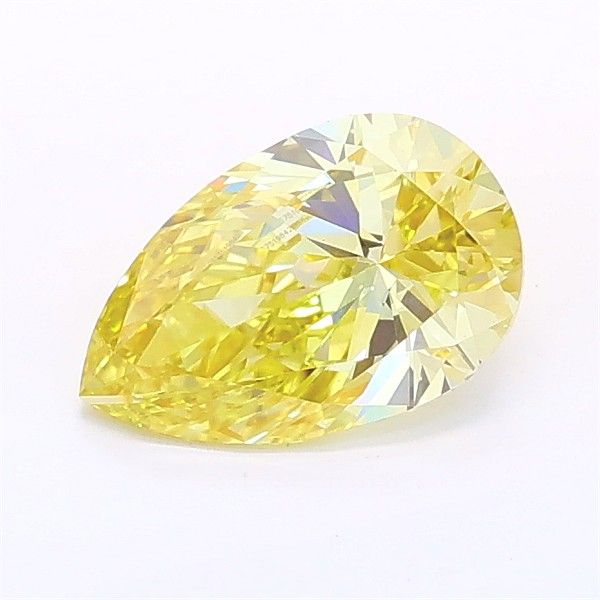 0.99 CT Fancy Intense Yellow PEAR