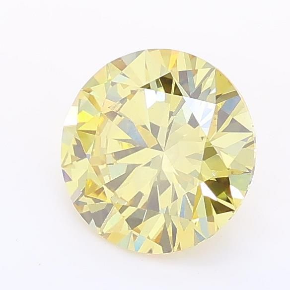 1.0 CT Fancy Light Yellowish Brown ROUND