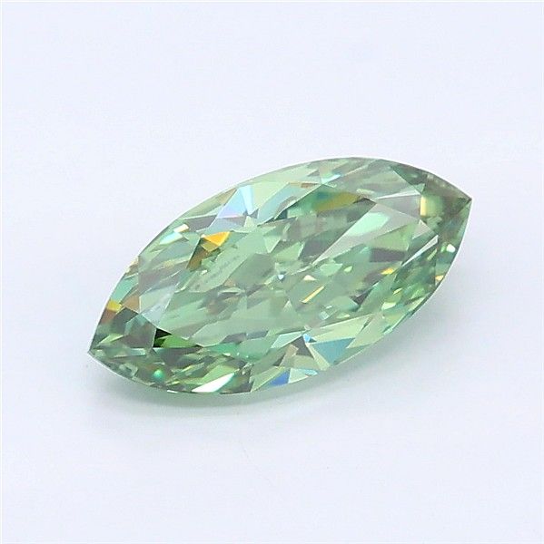 1.09 CT Fancy Vivid Green MARQUISE