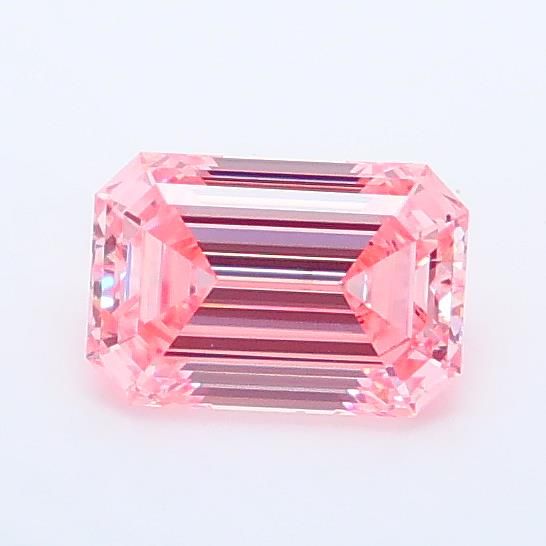 0.88 CT Fancy Vivid Pink EMERALD