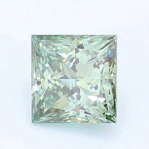 1.0 CT Fancy Vivid Green PRINCESS