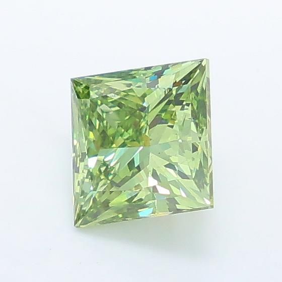 1.02 CT Fancy Vivid Green PRINCESS