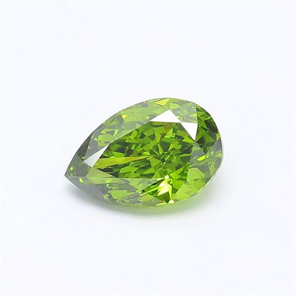 1.03 CT Fancy Vivid Green PEAR