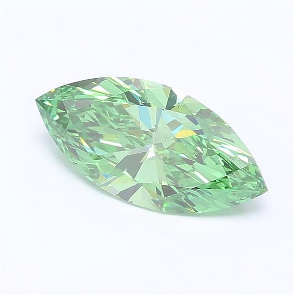 1.25 CT Fancy Vivid Green MARQUISE