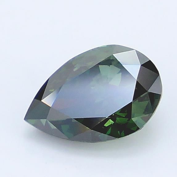 1.24 CT Fancy Deep Green PEAR