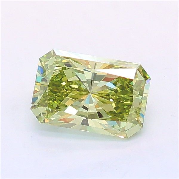 0.96 CT Fancy Vivid Green RADIANT