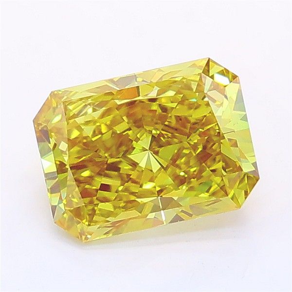 1.69 CT Fancy Intense Orangey Yellow RADIANT