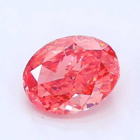 1.02 CT Fancy Vivid Pink OVAL