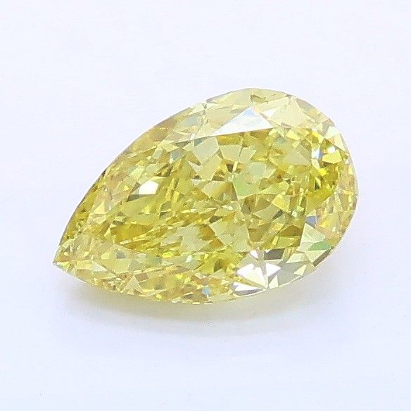 1.05 CT Fancy Intense Yellow PEAR