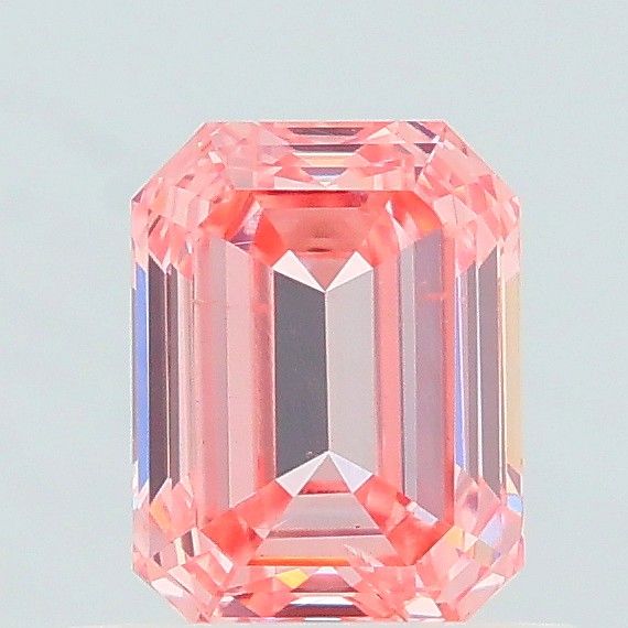 0.75 CT Fancy Intense Pink EMERALD