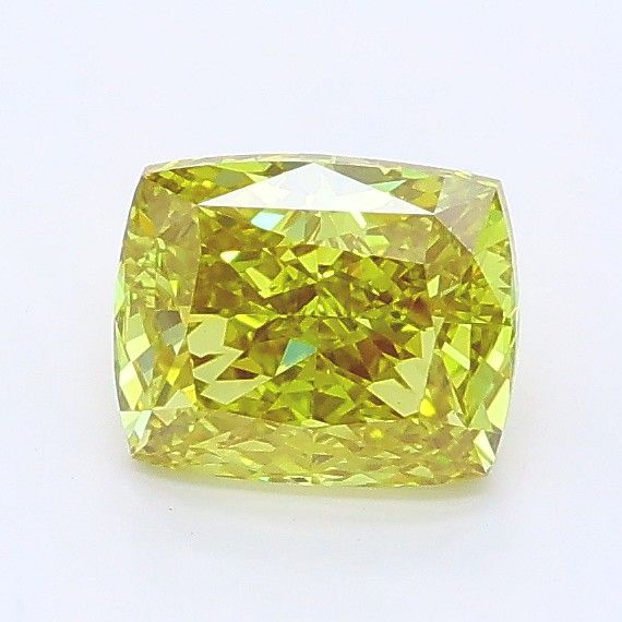 1.07 CT Fancy Vivid Yellow CUSHION MODIFIED