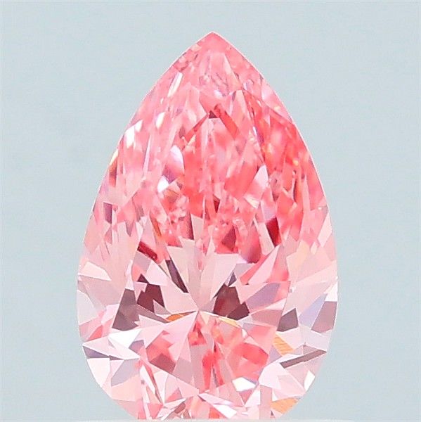 0.67 CT Fancy Vivid Pink PEAR