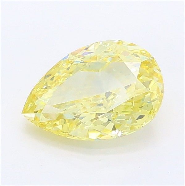 1.02 CT Fancy Yellow PEAR