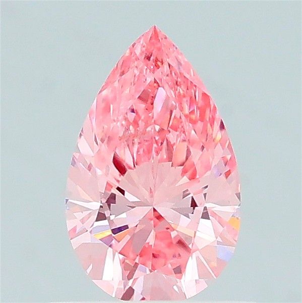 0.67 CT Fancy Vivid Pink PEAR