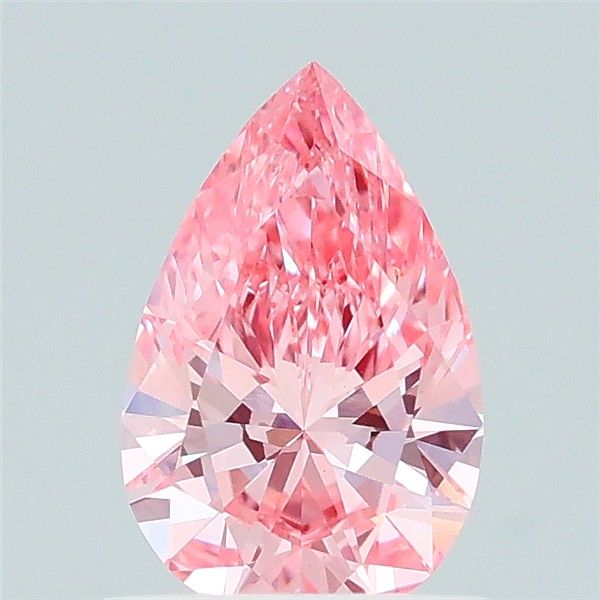 0.63 CT Fancy Vivid Pink PEAR