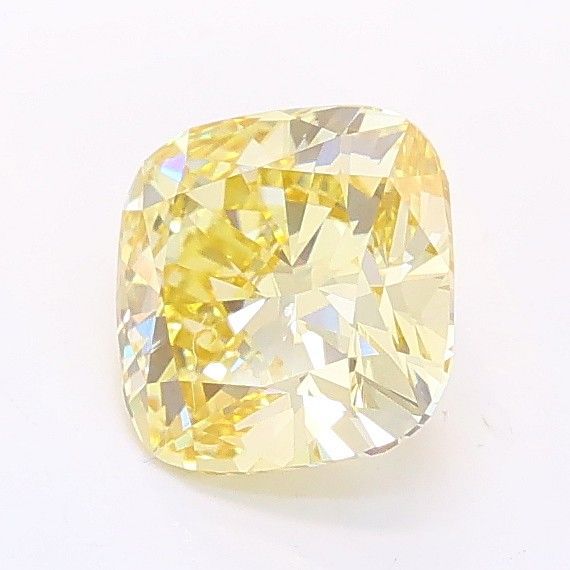 1.02 CT Fancy Light Yellow CUSHION MODIFIED