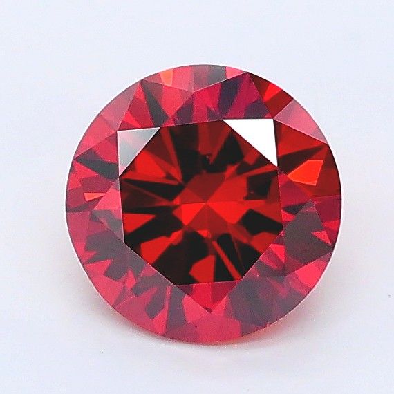 0.99 CT Fancy Vivid Brownish Orange ROUND