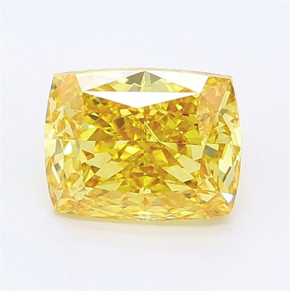 1.12 CT Fancy Vivid Yellow CUSHION MODIFIED