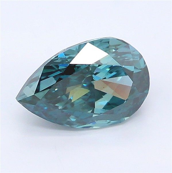 1.29 CT Fancy Deep Greenish Blue PEAR