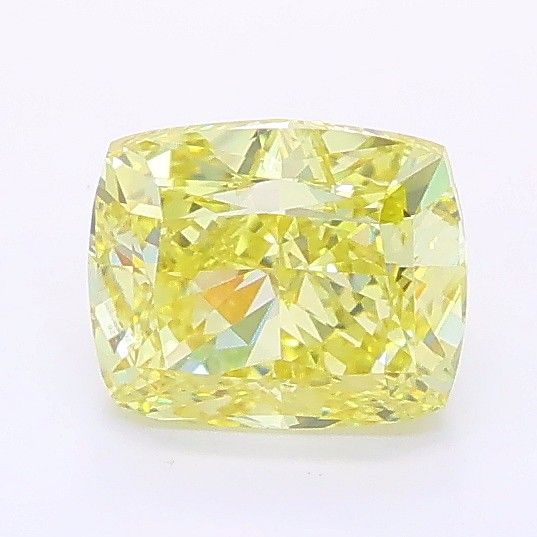1.0 CT Fancy Intense Yellow CUSHION MODIFIED