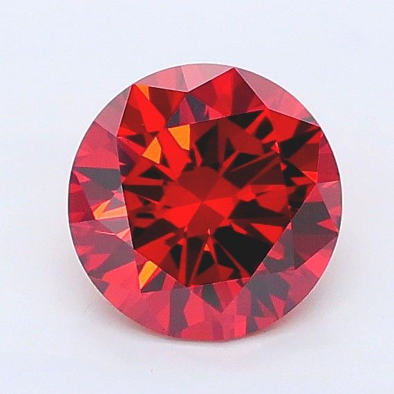 0.98 CT Fancy Vivid Brownish Orange ROUND