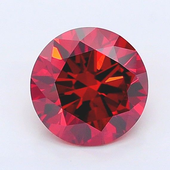 0.99 CT Fancy Vivid Brownish Orange ROUND