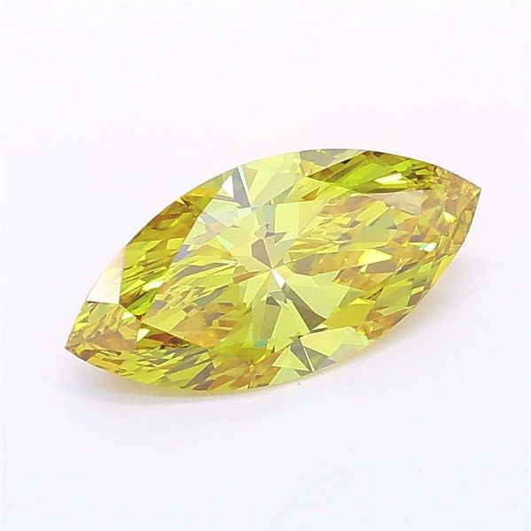 1.27 CT Fancy Intense Brownish Yellow MARQUISE