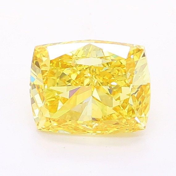 1.01 CT Fancy Intense Yellow CUSHION MODIFIED